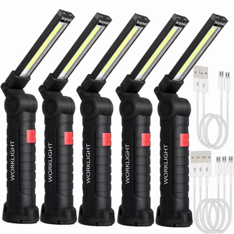 Renewable Energy Battery - Lampe de poche LED COB Portable,