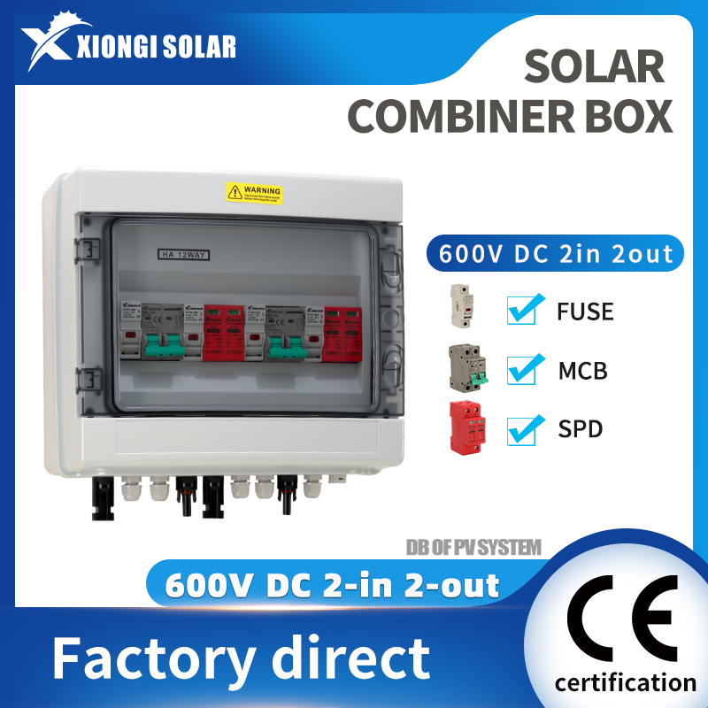 Solar Combiner Box - XIONGISOLAR boîtier de combinaison PV 600V