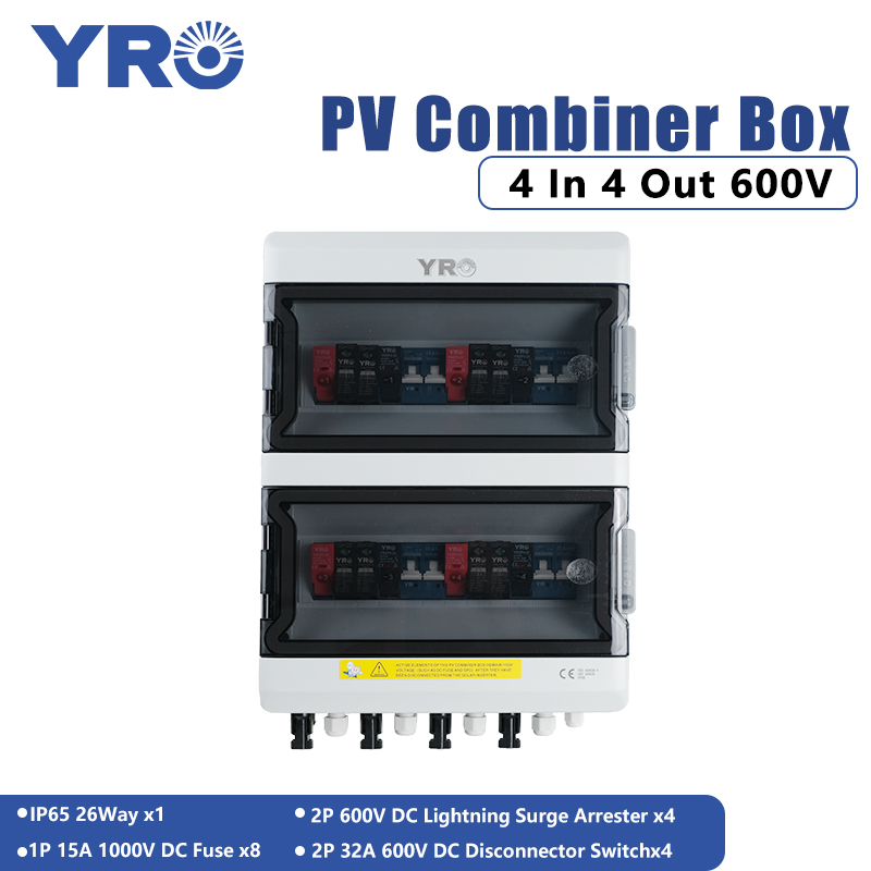 Solar Combiner Box - Boîtier de Combinaison PV 4 Entrées