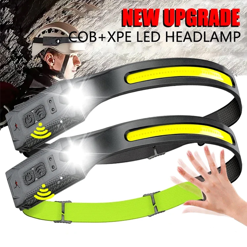 Renewable Energy Battery - Lampe frontale LED rechargeable par USB,