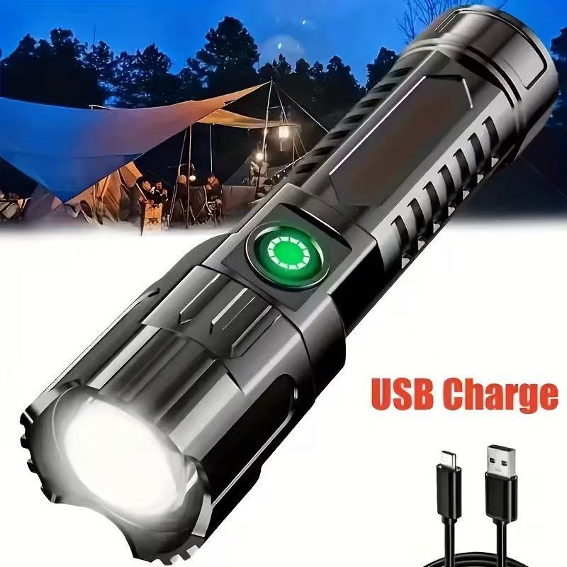 Renewable Energy Battery - Lampe de poche Led haute puissance,