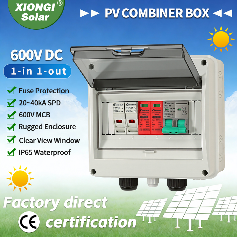 1 boîte de raccordement CC pho - Solar Combiner Box avis et prix