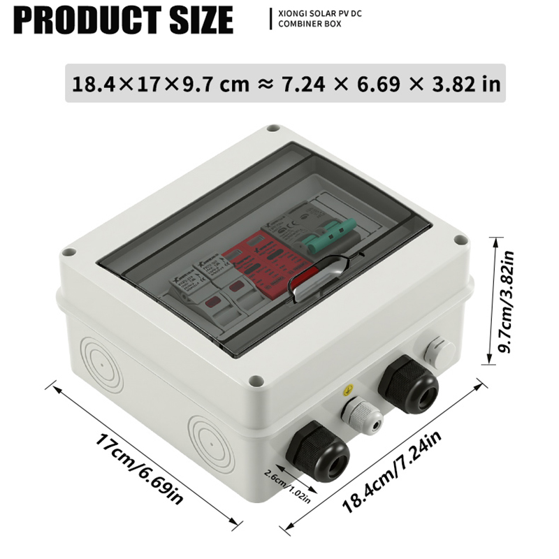 1 boîte de raccordement CC pho - Solar Combiner Box avis et prix
