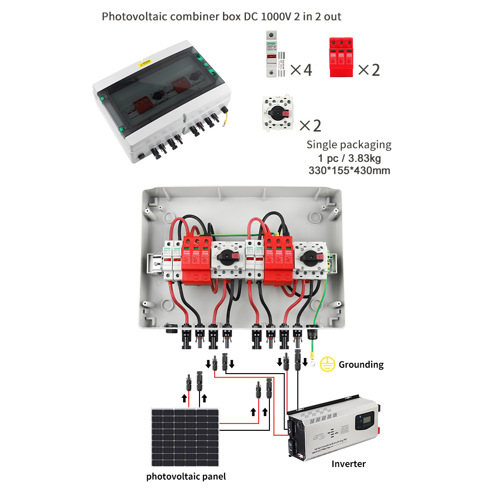 Boîtier de Combinateur Photovo - Solar Combiner Box avis et prix