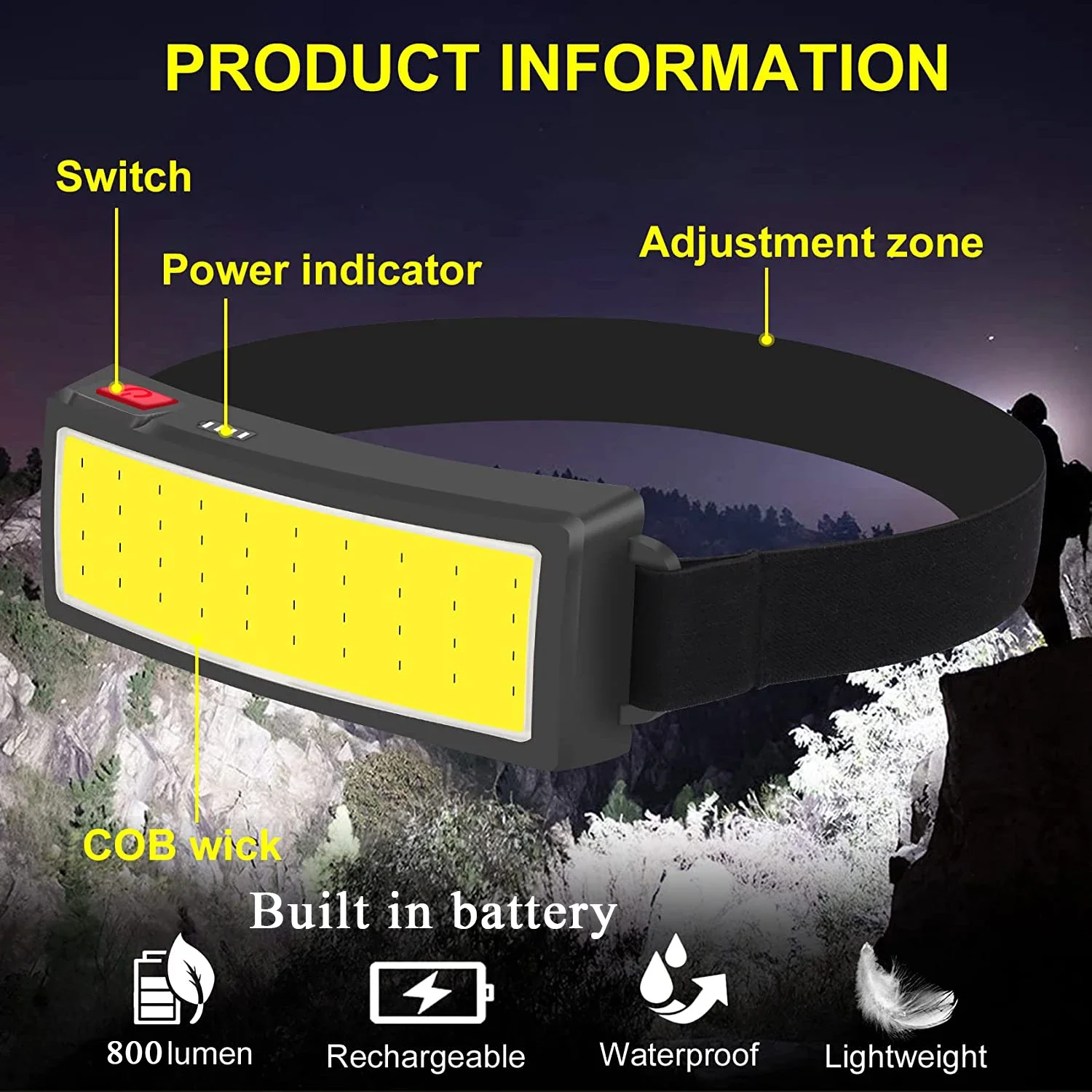 Lampes frontales LED portables - Renewable Energy Battery avis et prix