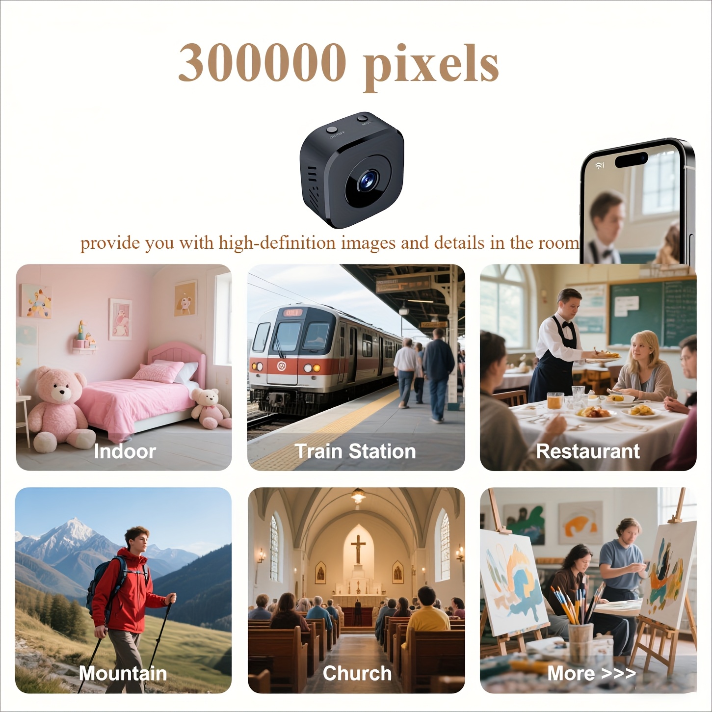 1080P HD Mini caméra WiFi sécu - Renewable Energy Battery avis et prix